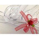 6 Plastic Tongs Candy Bar Ice Party Supplies for Birthday Baby Shower Wedding Party Red Bow